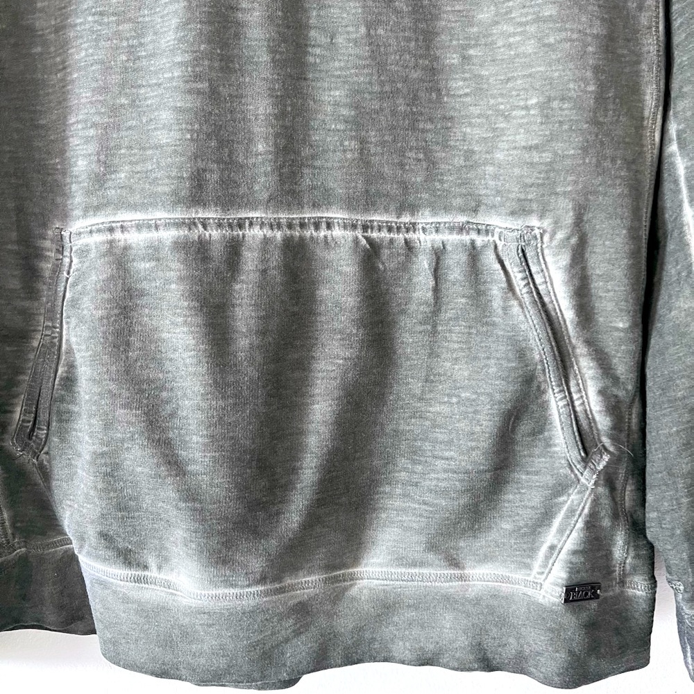 Mens Buckle Henley with long sleeve hoodie - Picture 5 of 8
